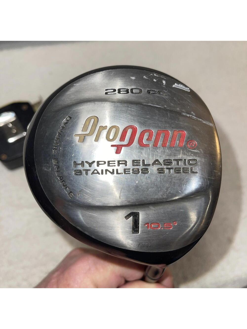Pro Penn 280 CC 10.5 Degree Hyperelestic Stainless Steel 1 Wood Driver RH
